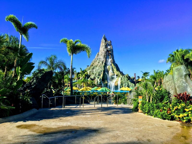 visite volcano bay vacances floride